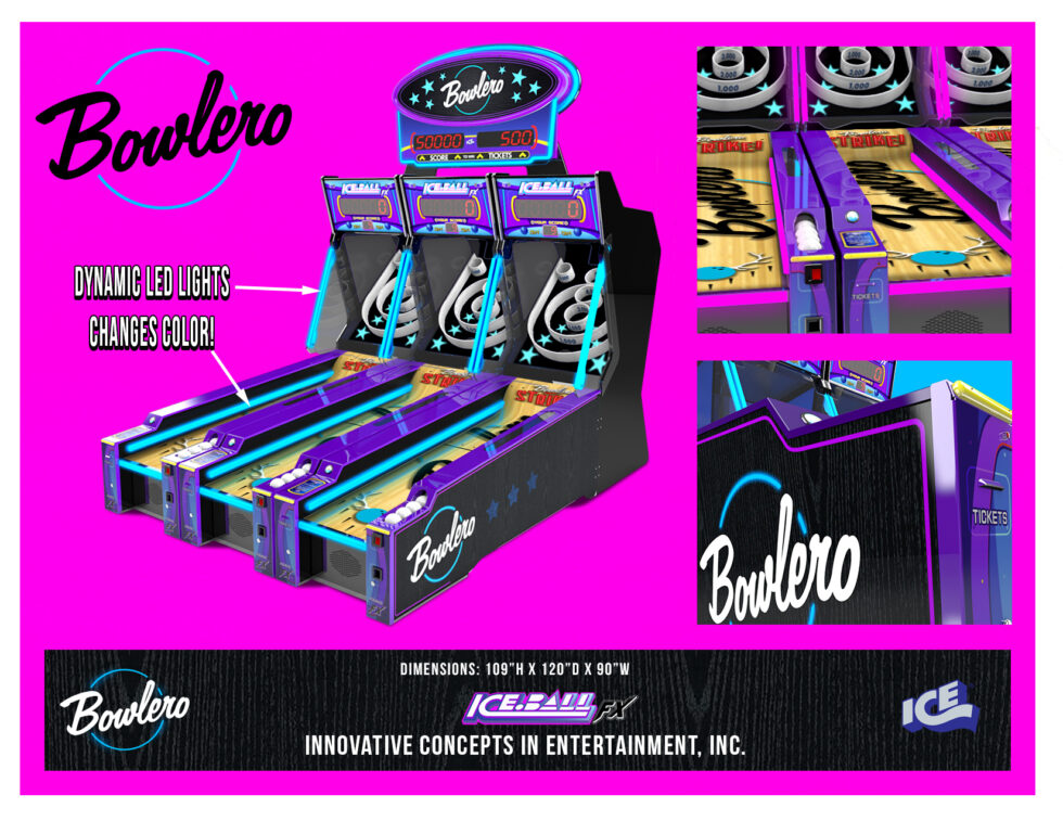 ICE Ball FX Alley Roller OEM Parts, Service & Game Manuals