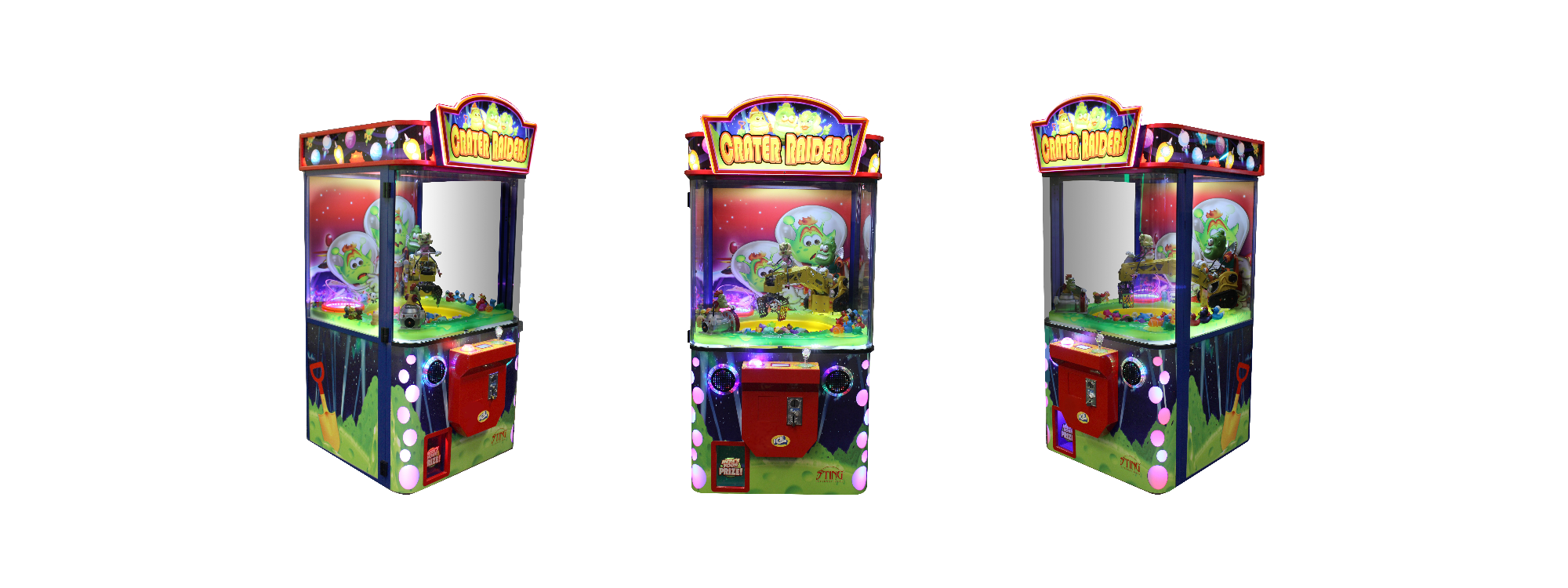 Crater Raiders arcade game